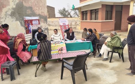 100 दिवसीय टीबी मुक्त भारत अभियान, खियोवाली ढाब में लगाया निकष्य शिविर